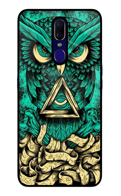 Green Owl Oppo F11 Back Cover