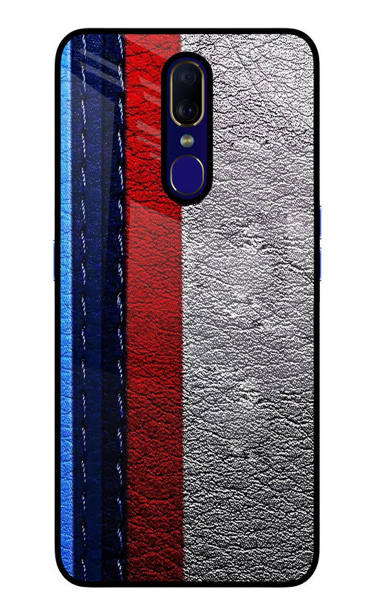 BMW Stripes Oppo F11 Glass Case