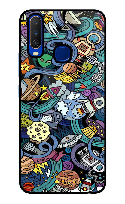 Space Abstract Vivo Y15/Y17 Back Cover
