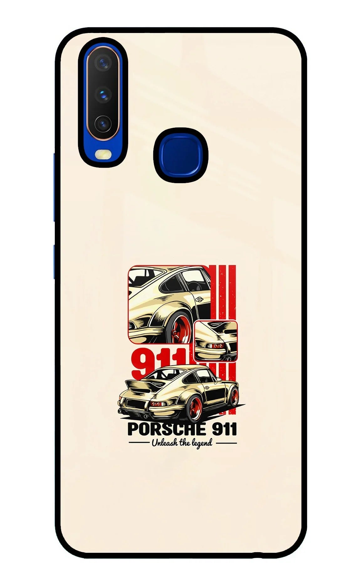 Classic Porsche 911 Vivo Y15/Y17 Glass Case