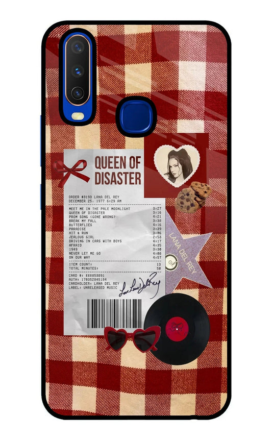 Queen of Disaster Vivo Y15/Y17 Glass Case