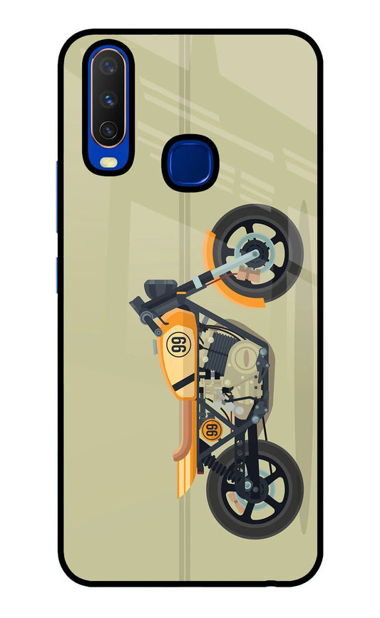 Vertical Speedster Vivo Y15/Y17 Glass Case