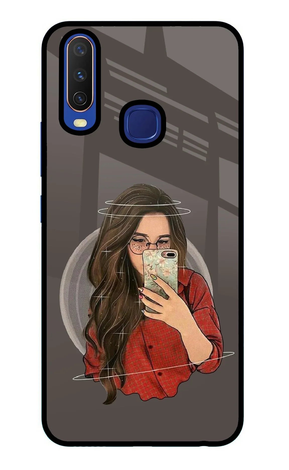 Selfie Queen Vivo Y11/Y12/U10 Glass Case