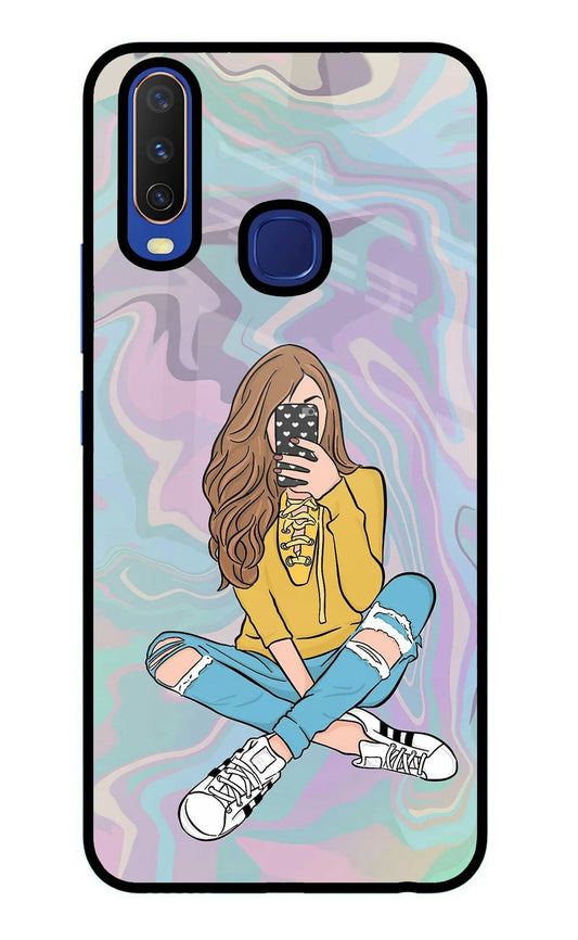 Selfie Girl Vivo Y11/Y12/U10 Back Cover