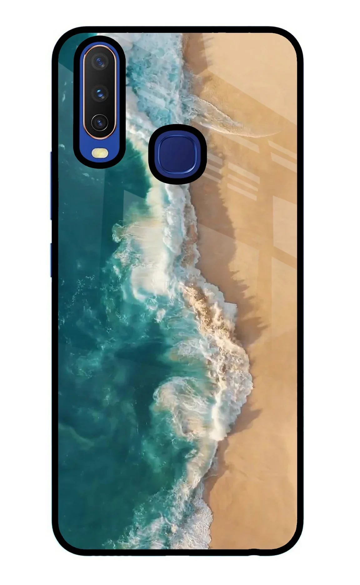 Ocean Beach Vivo Y11/Y12/U10 Glass Case