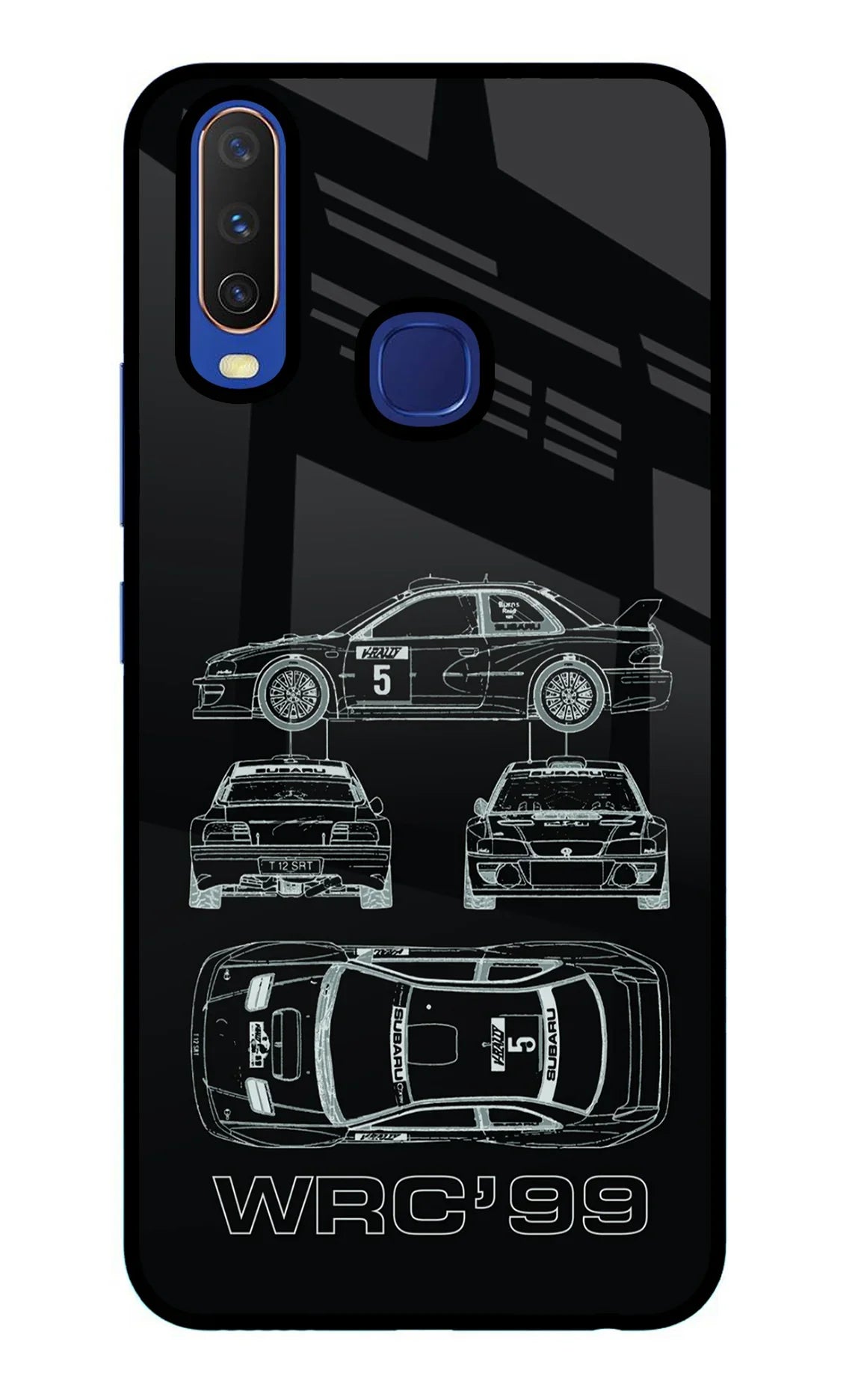 WRC'99 Vivo Y11/Y12/U10 Glass Case