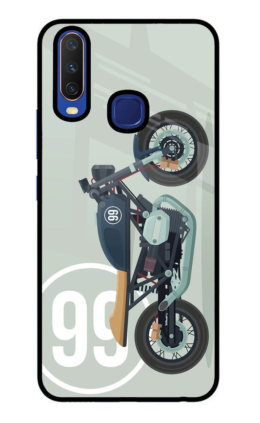 Classic Cafe Racer 99 Vivo Y11/Y12/U10 Glass Case