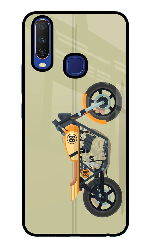 Vertical Speedster Vivo Y11/Y12/U10 Glass Case