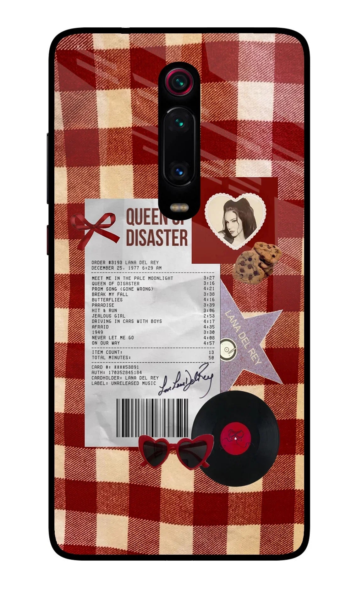 Queen of Disaster Redmi K20/K20 Pro Glass Case