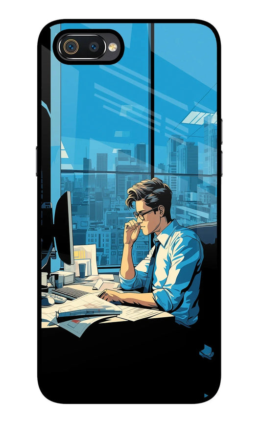 Focused Hustler (AI Generated) Realme C2 Glass Case