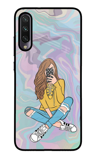 Selfie Girl Mi A3 Back Cover