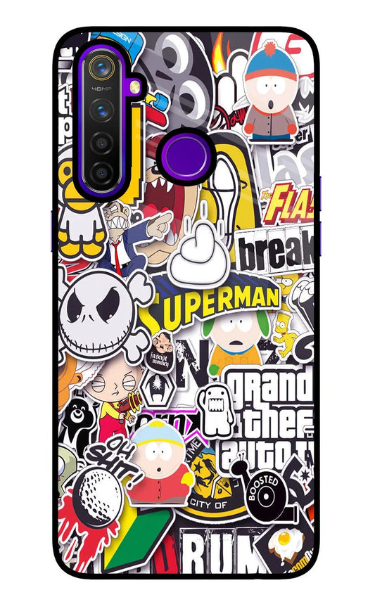 Sticker Bomb Realme 5 Pro Back Cover