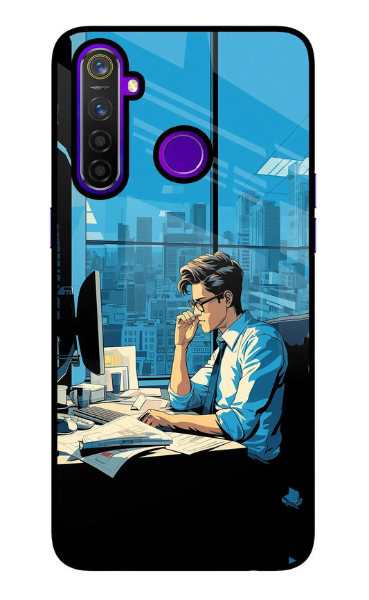 Focused Hustler (AI Generated) Realme 5 Pro Glass Case