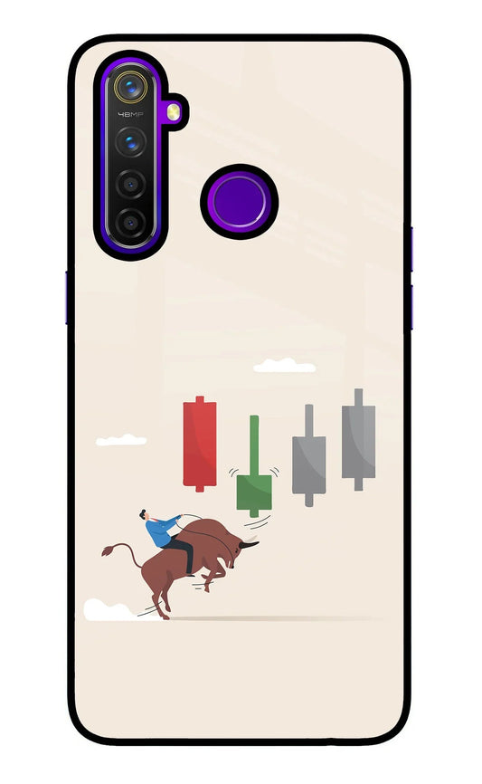 Bull Trading Momentum Realme 5 Pro Glass Case