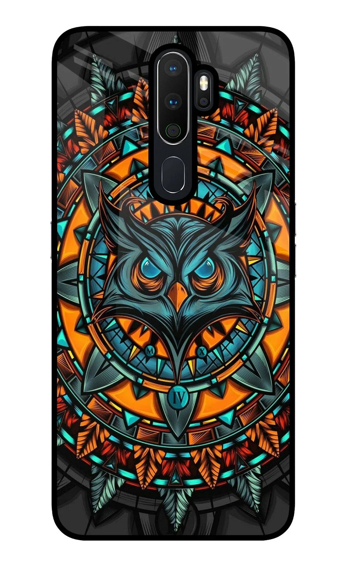 Angry Owl Art Oppo A5 2020/A9 2020 Back Cover