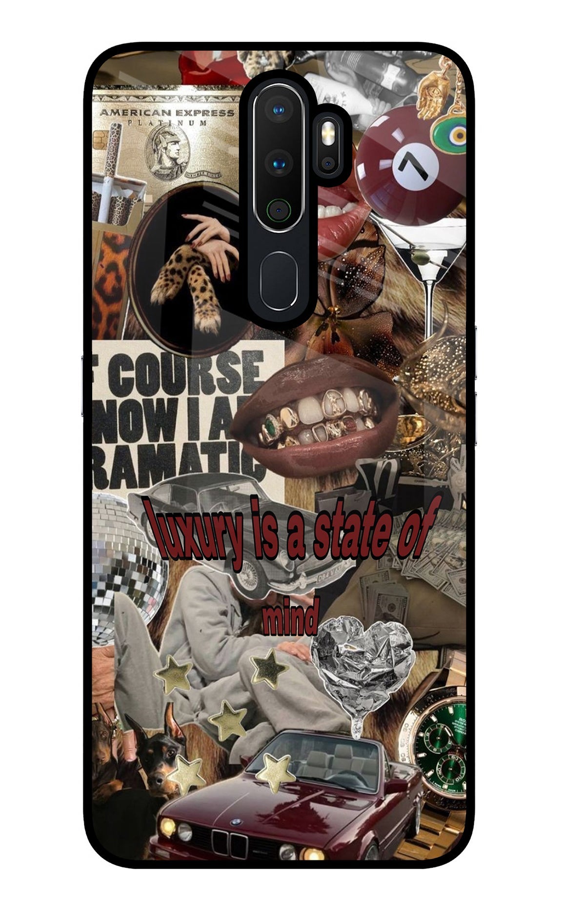 Luxury Oppo A5 2020/A9 2020 Glass Case