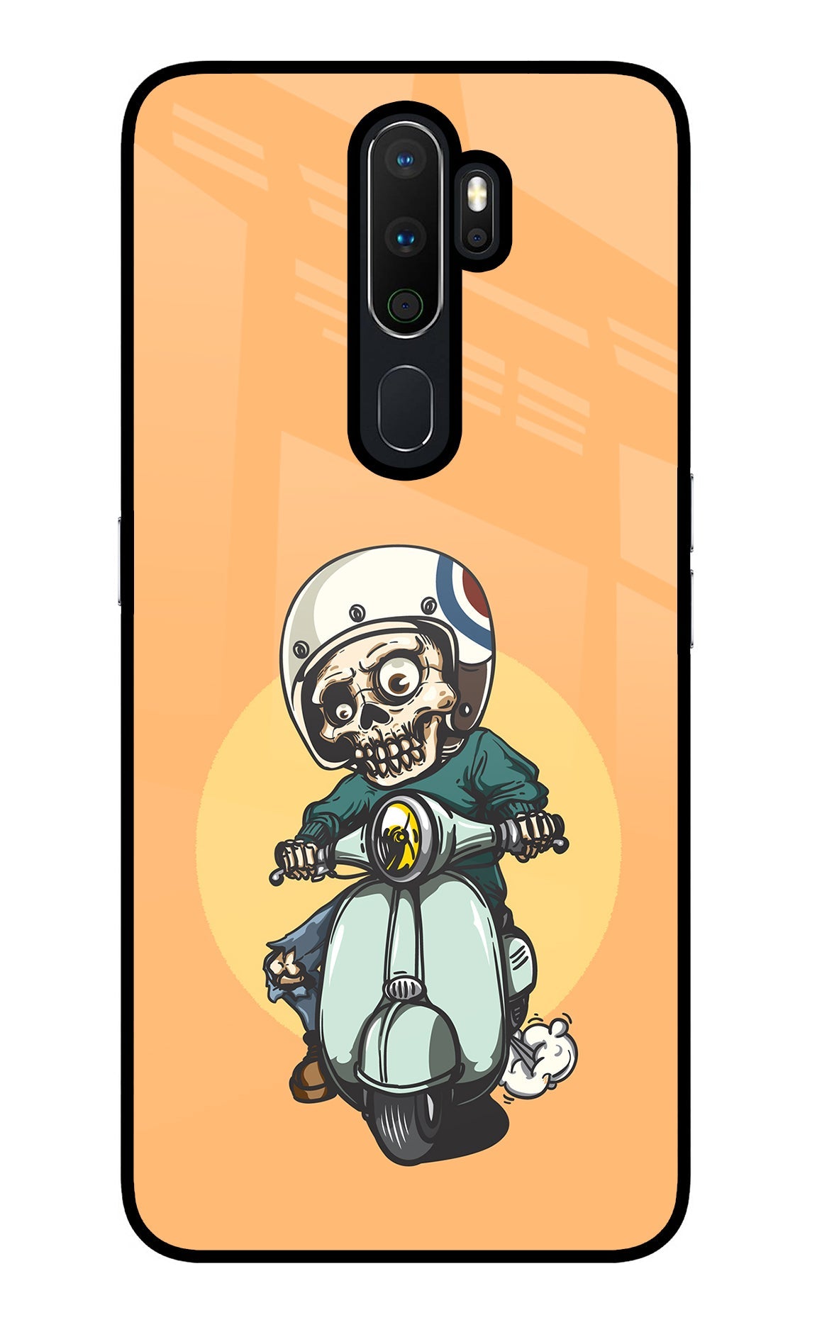 Undead Biker Oppo A5 2020/A9 2020 Glass Case