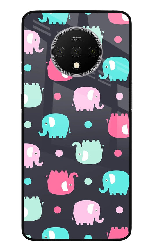 Elephants Oneplus 7T Back Cover