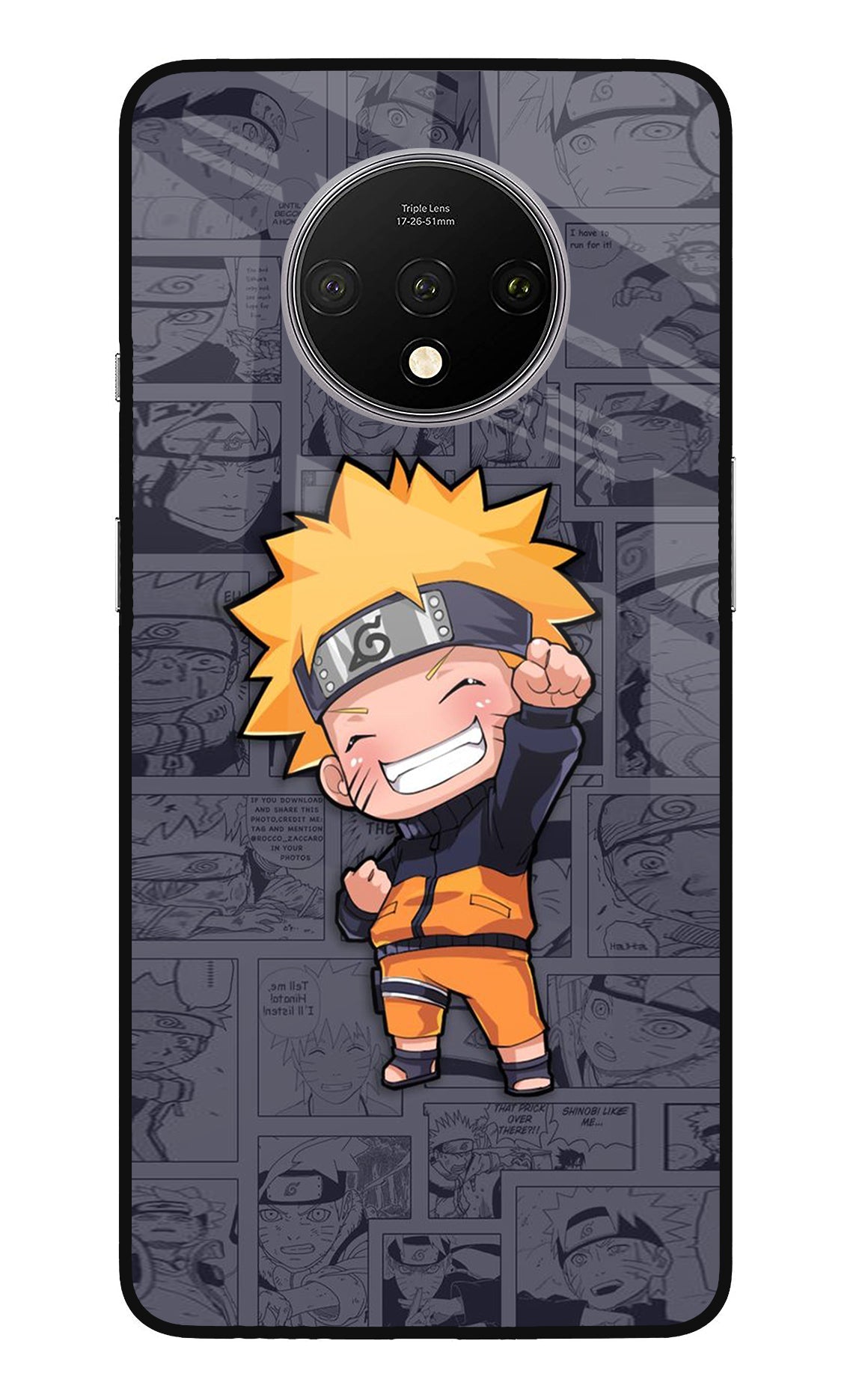 Chota Naruto Oneplus 7T Back Cover
