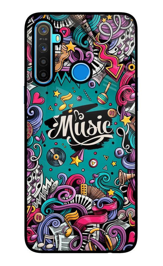Music Graffiti Realme 5/5i/5s Back Cover