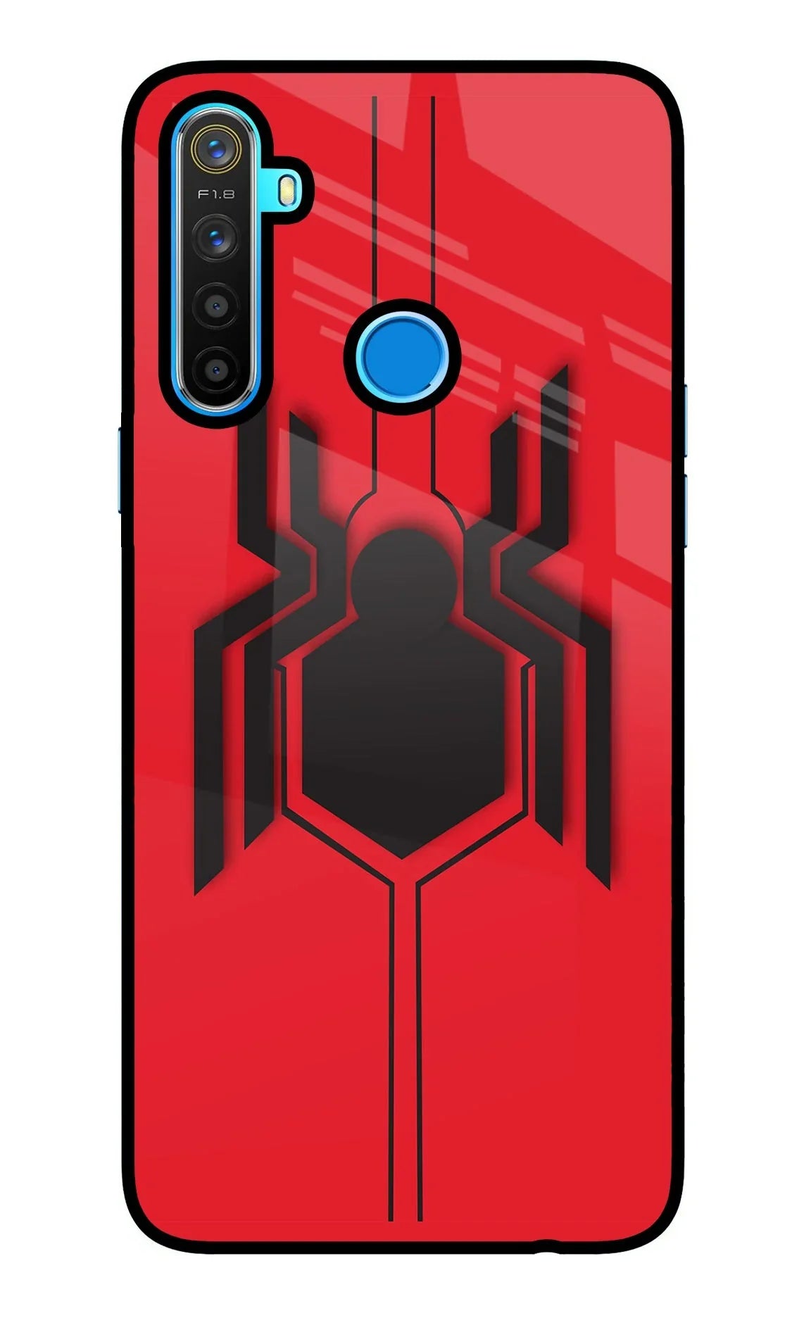 Spider Realme 5/5i/5s Glass Case