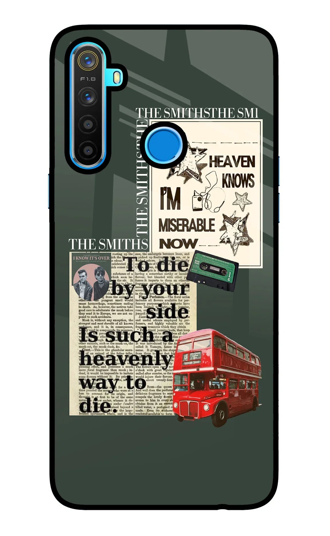 The Smiths Realme 5/5i/5s Glass Case
