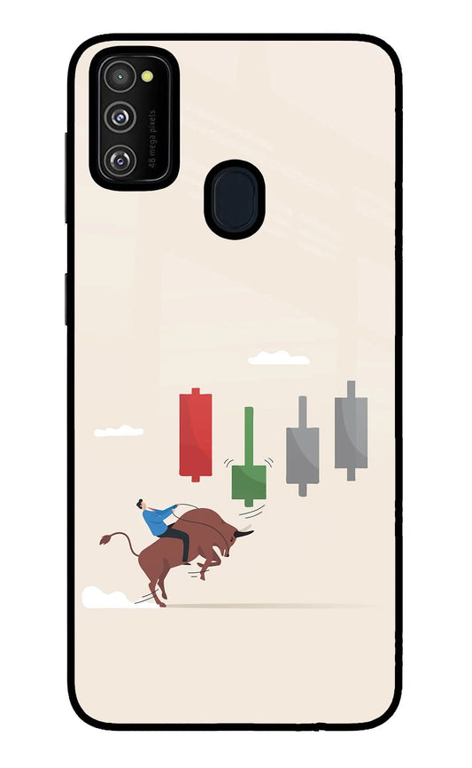 Bull Trading Momentum Samsung M30s Glass Case