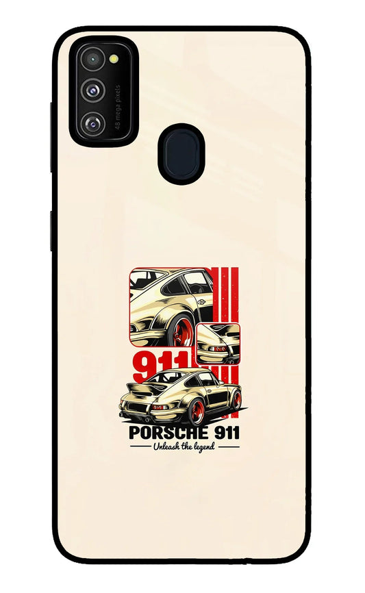 Classic Porsche 911 Samsung M30s Glass Case