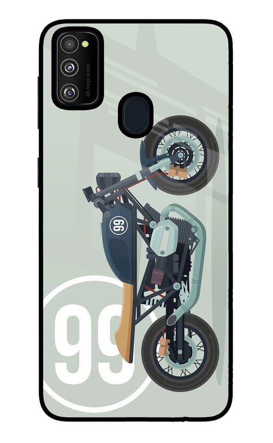 Classic Cafe Racer 99 Samsung M30s Glass Case