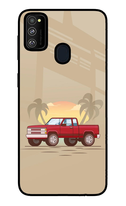 Desert Classic Drive Samsung M30s Glass Case