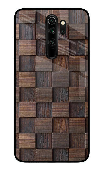 Wooden Cube Design Redmi Note 8 Pro Back Cover