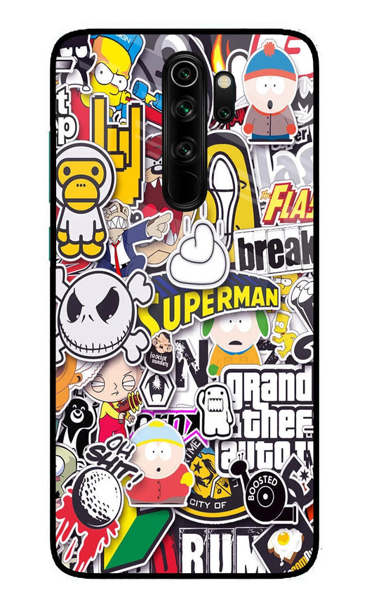 Sticker Bomb Redmi Note 8 Pro Back Cover