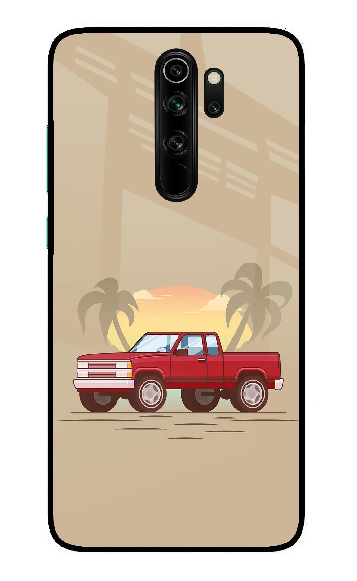 Desert Classic Drive Redmi Note 8 Pro Glass Case