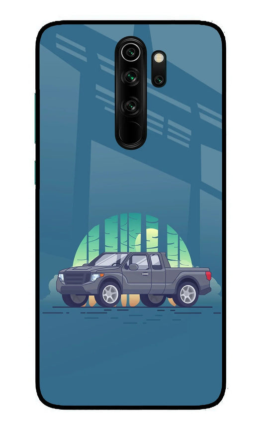 Retro Garage Vibe Redmi Note 8 Pro Glass Case