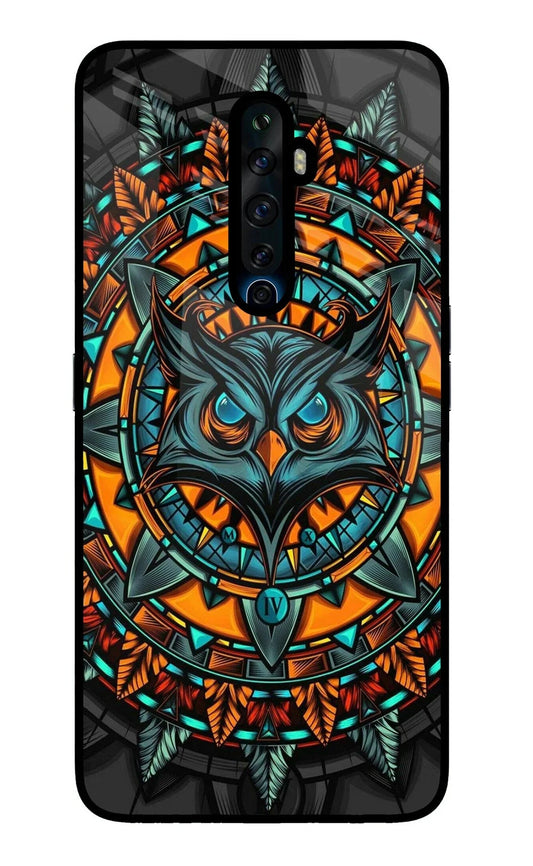Angry Owl Art Oppo Reno2 Z Back Cover