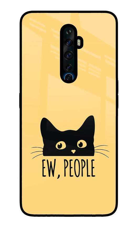 Ew People Catitude Oppo Reno2 Z Glass Case