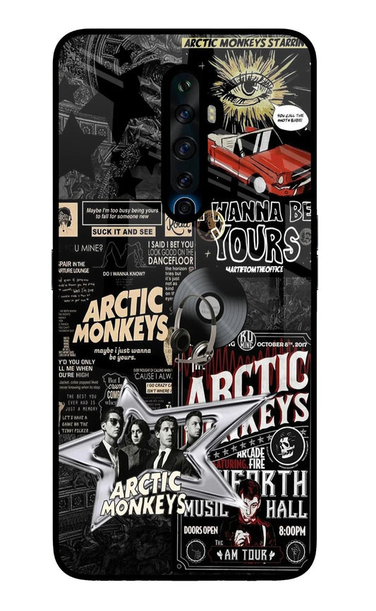 Arctic Monkeys Oppo Reno2 Z Glass Case