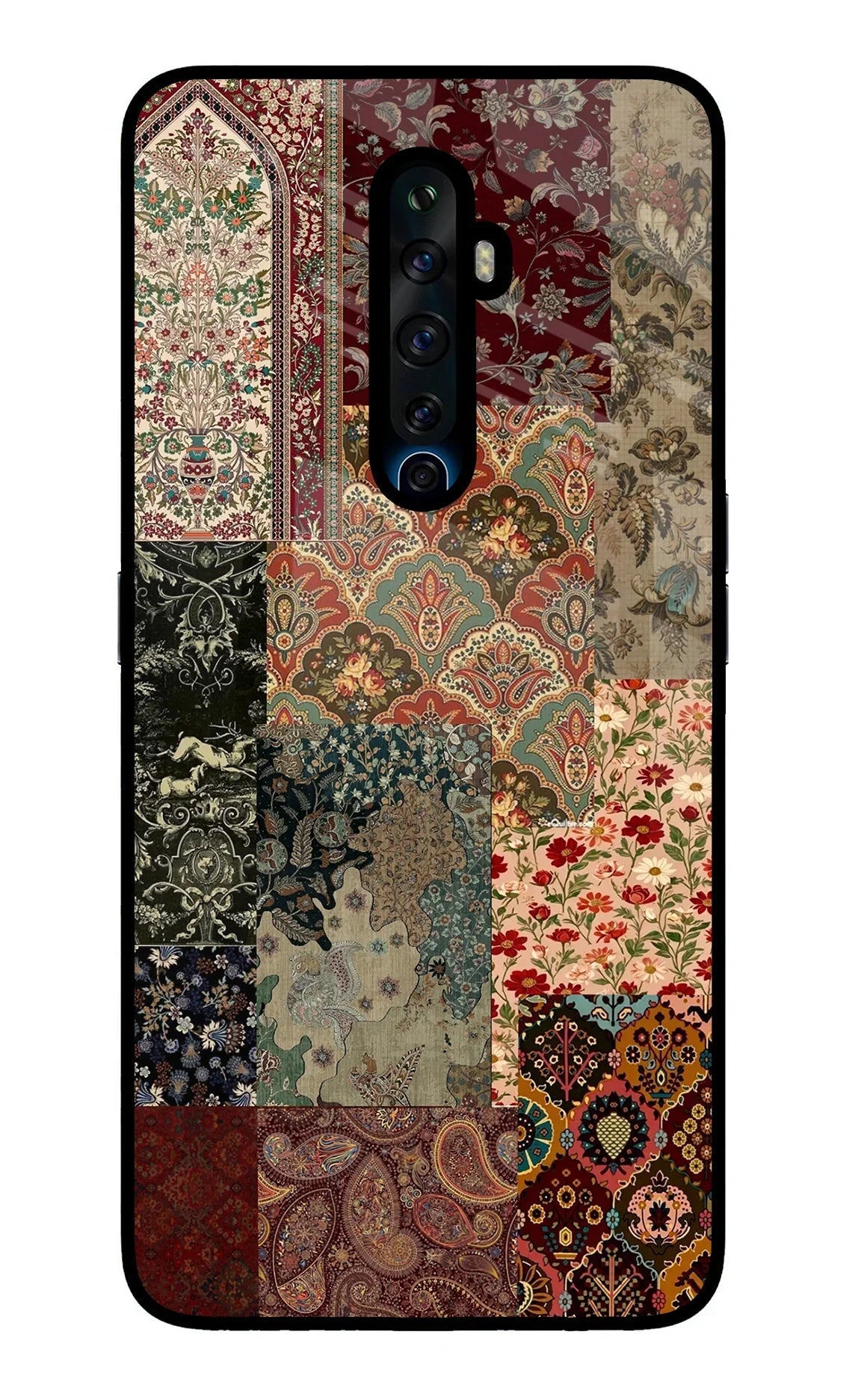 Desi Print Oppo Reno2 Z Glass Case