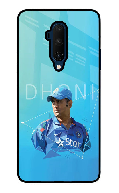 Dhoni Artwork Oneplus 7T Pro Back Cover