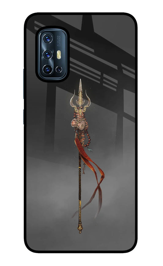 Shiv Trishul Vivo V17 Glass Case