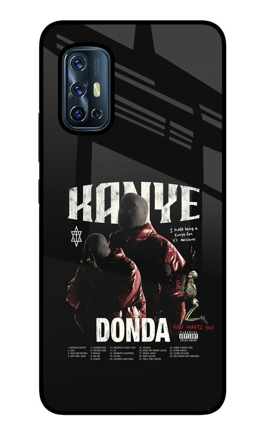 Donda Kanye West Vivo V17 Glass Case