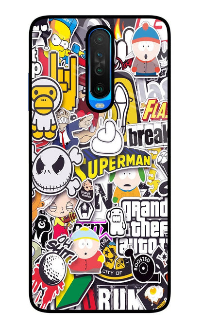 Sticker Bomb Poco X2 Back Cover