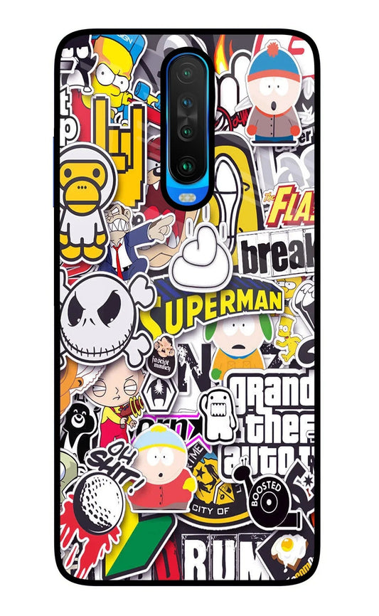 Sticker Bomb Poco X2 Back Cover