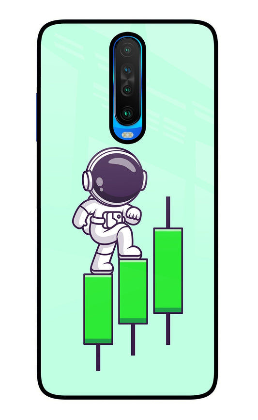 Astronaut Trader Poco X2 Glass Case
