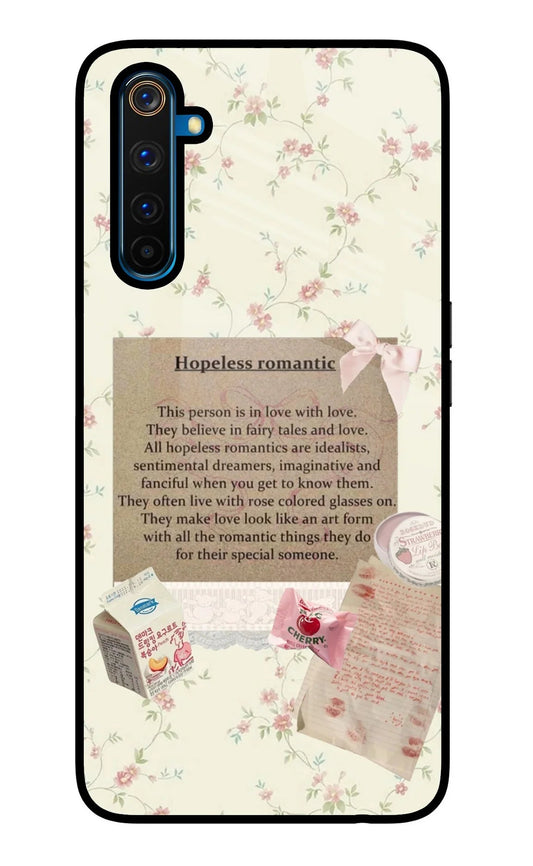 Hopeless Romantic Realme 6 Pro Glass Case