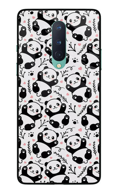 Cute Panda Oneplus 8 Back Cover
