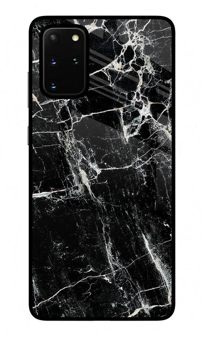 Black Marble Texture Samsung S20 Plus Back Cover