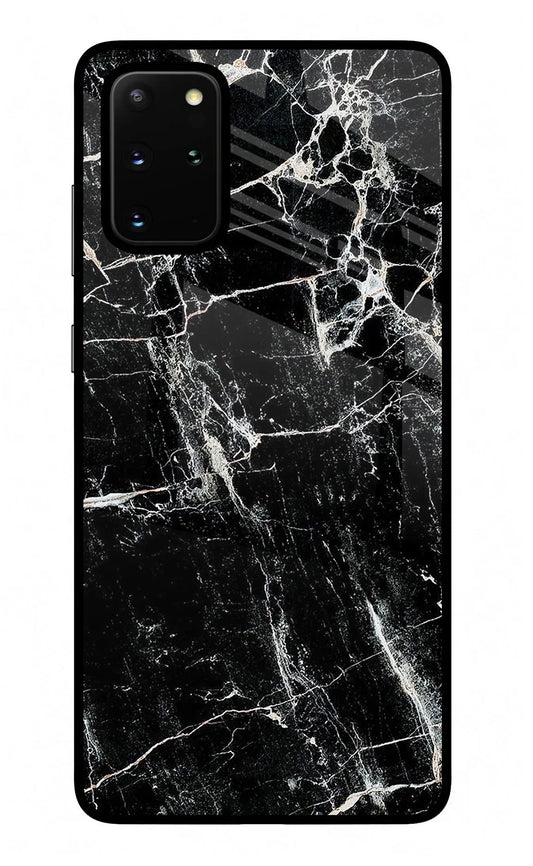 Black Marble Texture Samsung S20 Plus Back Cover