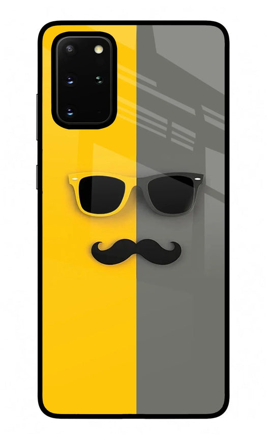 Sunglasses with Mustache Samsung S20 Plus Back Cover