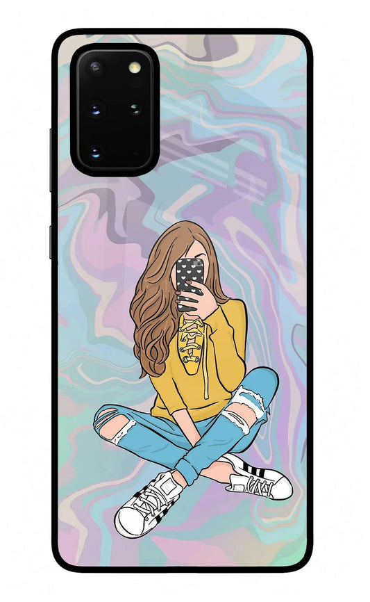 Selfie Girl Samsung S20 Plus Back Cover